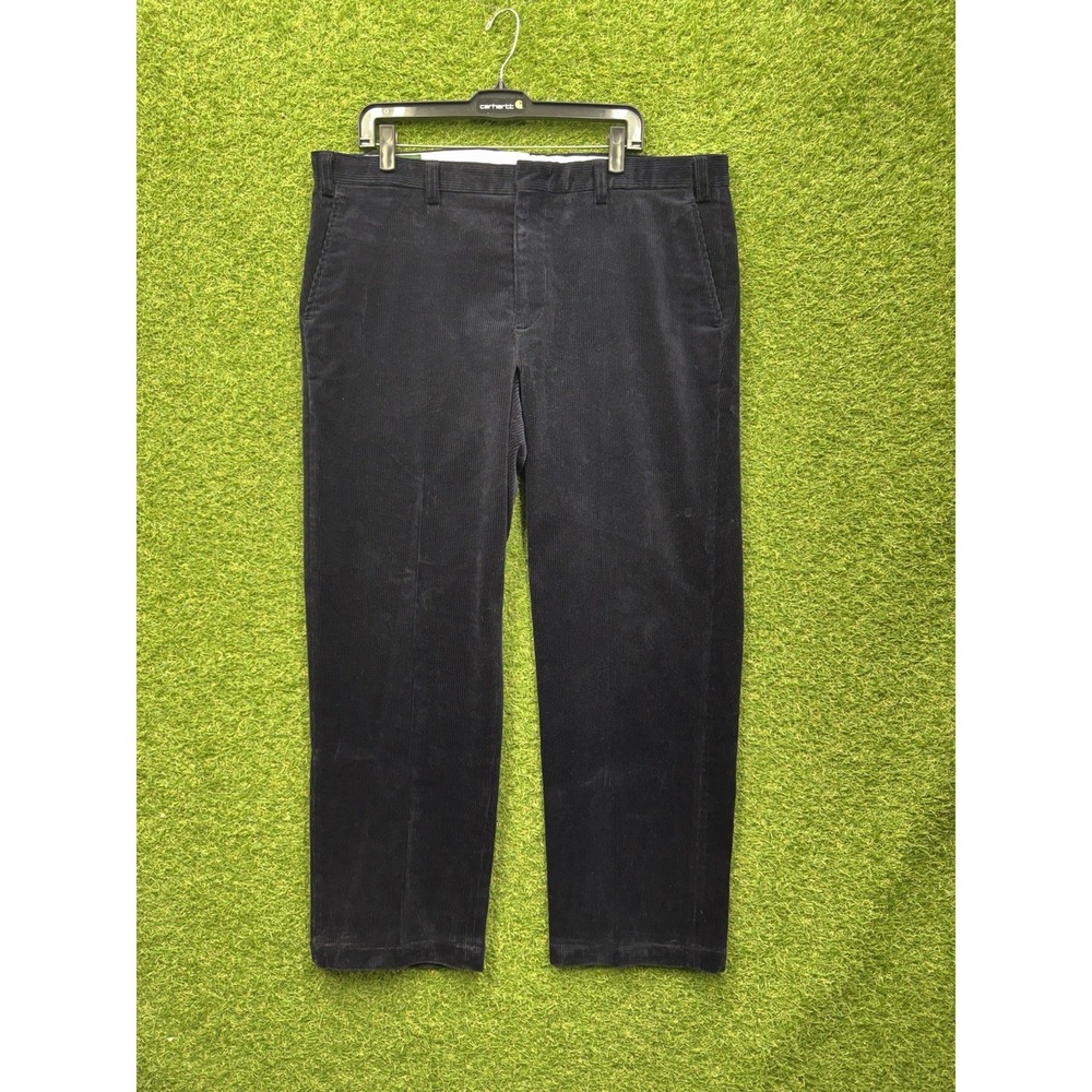 Orvis Pants Mens 38 Blue Corduroy Straight Leg Brisbane Moss Classic Fit Gorp